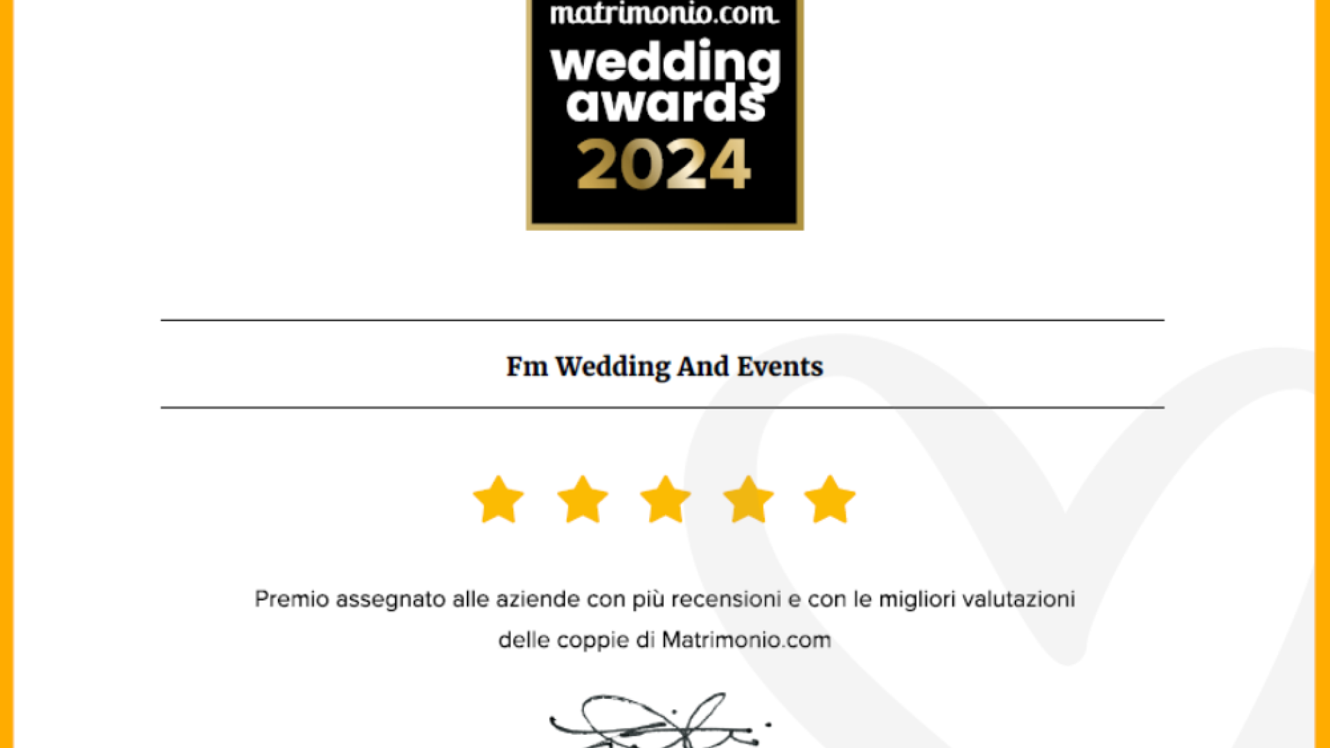 Wedding Award 2024